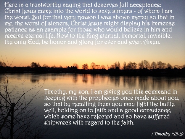 1 Timothy 1:15-19